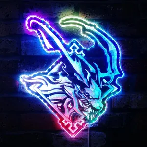 Final Fantasy 16 Eikon of Fire RGB LED Sign