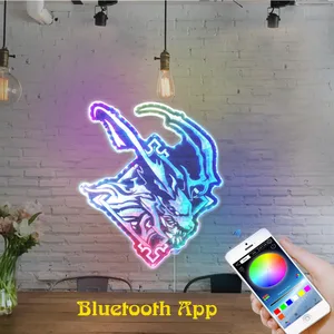 Final Fantasy 16 Eikon of Fire RGB LED Sign