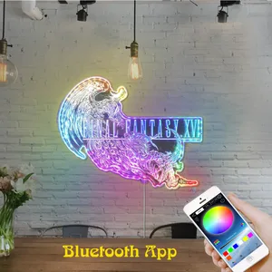 Final Fantasy 16 Logo RGB LED Sign
