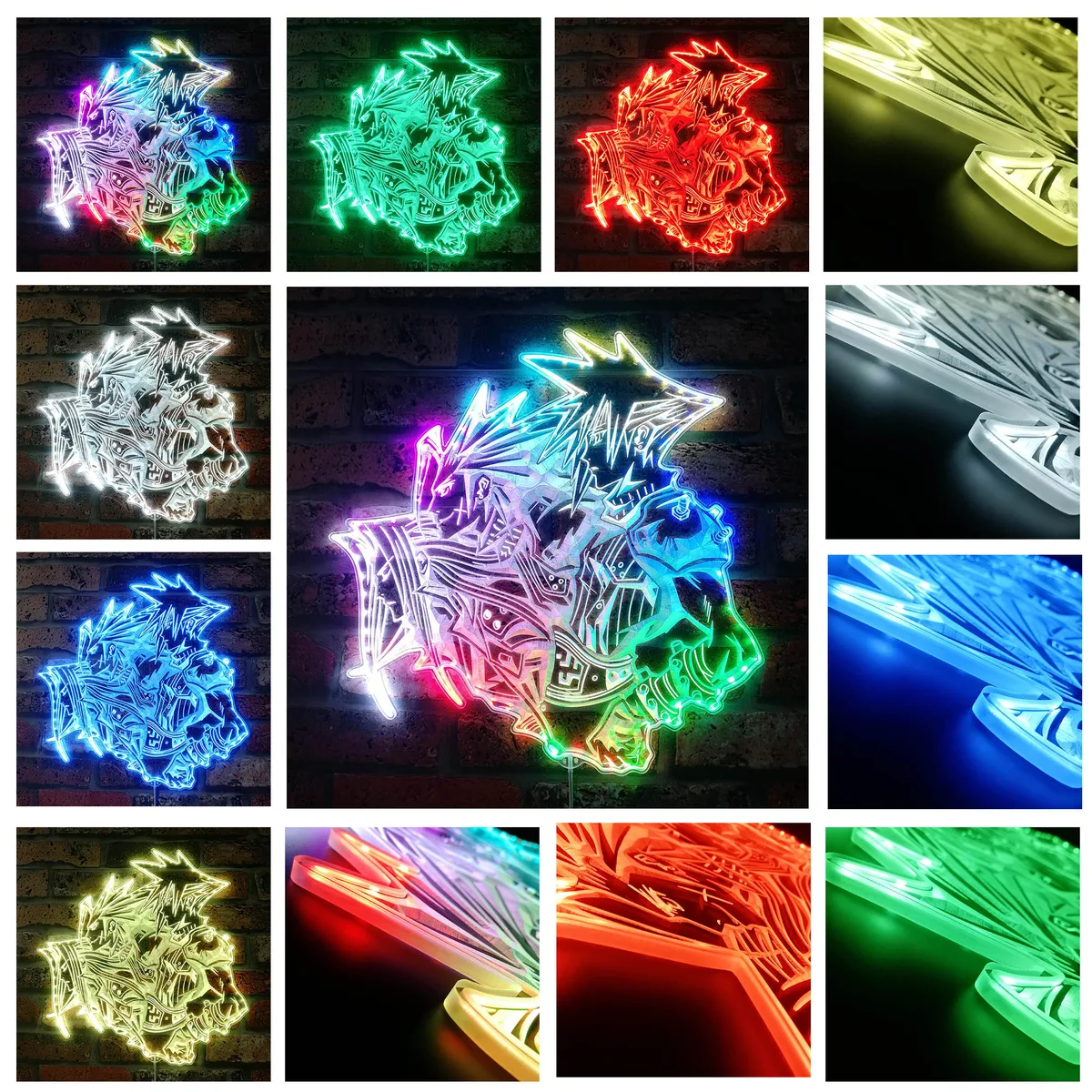 Final Fantasy 7 Cloud RGB LED Sign