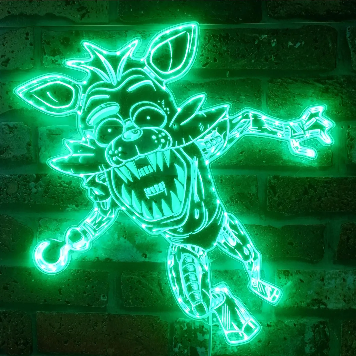 Five nights at Freddy's Foxy RGB LED Sign | SafeSpecial - LED Neon
