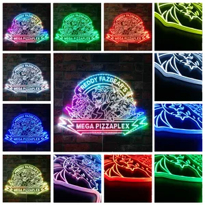 Five Nights at Freddy's Freddy Fazbear Mega Pizzaplex RGB LED Sign