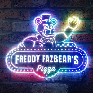 Five Nights at Freddy's Freddy Fazbear's Pizza RGB LED Sign