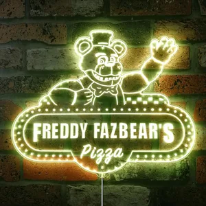 Five Nights at Freddy's Freddy Fazbear's Pizza RGB LED Sign