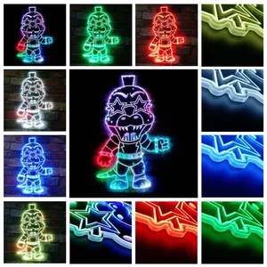 Five nights at Freddy's Monty Gator RGB LED Sign