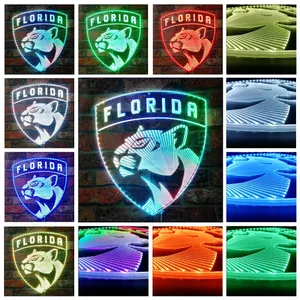 Florida Panthers Logo RGB LED Sign