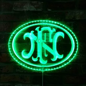 FN Herstal Logo RGB LED Sign