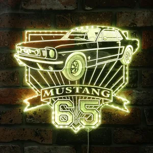 Ford 1965 Ford Mustang GT RGB LED Sign