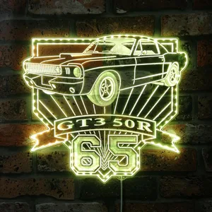 Ford 1965 Shelby Mustang GT350R RGB LED Sign