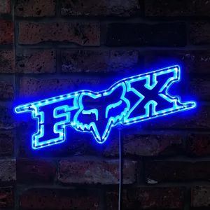 Fox Racing Logo RGB LED Sign