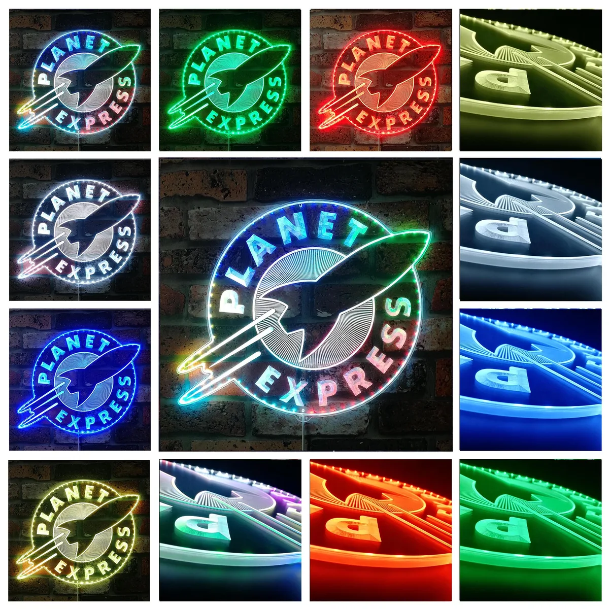 Futurama Planet Express RGB LED Sign