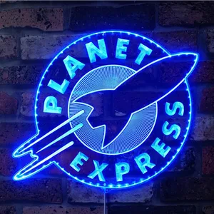 Futurama Planet Express RGB LED Sign