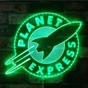 Futurama Planet Express RGB LED Sign