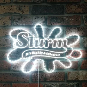 Futurama Slurm Drink Logo RGB LED Sign