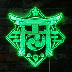 Genshin Arc Logo RGB LED Sign