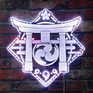 Genshin Arc Logo RGB LED Sign