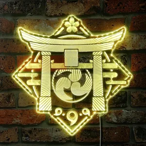Genshin Arc Logo RGB LED Sign