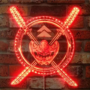 Ghost of Tsushima Samurai RGB LED Sign