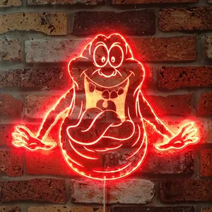 Ghostbusters Slimer RGB LED Sign