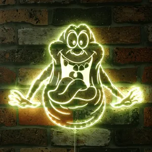 Ghostbusters Slimer RGB LED Sign