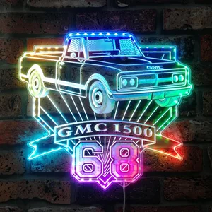 GMC 1968 GMC 1500 RGB LED Sign
