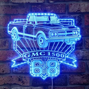GMC 1968 GMC 1500 RGB LED Sign