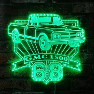 GMC 1968 GMC 1500 RGB LED Sign