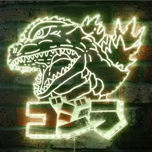 Godzilla Kaiju Art RGB LED Sign