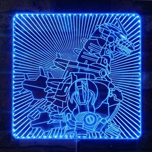 Godzilla Mechazilla RGB LED Sign