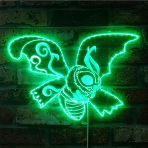 Godzilla Mothra RGB LED Sign