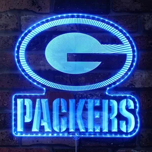 Green Bay Packers Logo RGB LED Sign