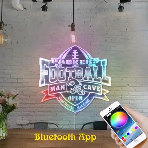 Green Bay Packers Man Cave RGB LED Sign