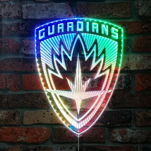 Guardians of the Galaxy Badge RGB LED Sign
