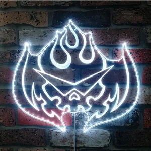 Gurren Lagann Flaming Skull RGB LED Sign