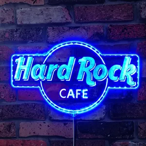 Hard Rock Café Logo RGB LED Sign