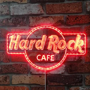 Hard Rock Café Logo RGB LED Sign