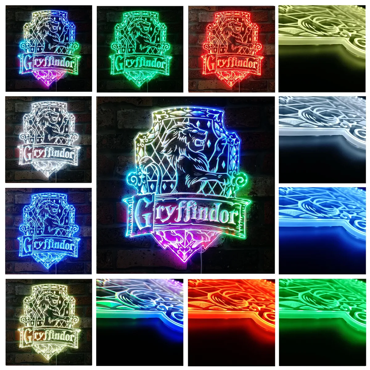 Harry Potter Gryffindor RGB LED Sign