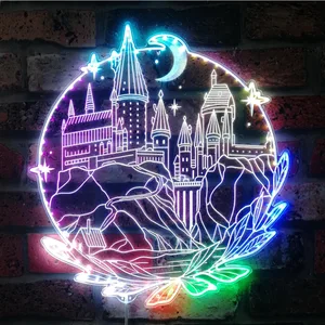 Harry Potter Hogwarts Castle RGB LED Sign