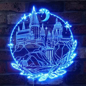 Harry Potter Hogwarts Castle RGB LED Sign