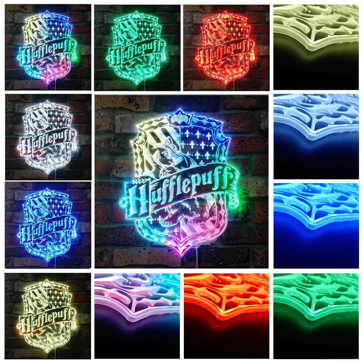 Harry Potter Hufflepuff RGB LED Sign