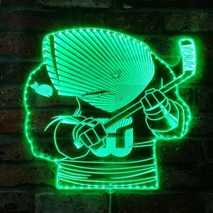 Hartford Whalers Bardown RGB LED Sign