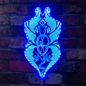 Hazbin Hotel Adam Art RGB LED Sign