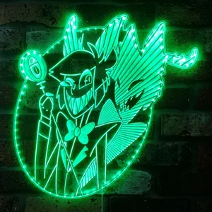 Hazbin Hotel Alastor RGB LED Sign