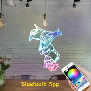 Hazbin Hotel Angel Dust RGB LED Sign