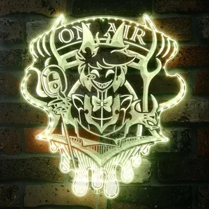 Hazbin Hotel Demon Alastor RGB LED Sign