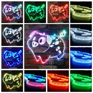 Hazbin Hotel Fat Nuggets RGB LED Sign