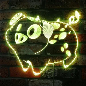 Hazbin Hotel Fat Nuggets RGB LED Sign