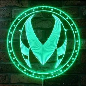 Hazbin Hotel Helluva Boss IMP Logo RGB LED Sign
