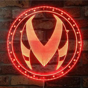 Hazbin Hotel Helluva Boss IMP Logo RGB LED Sign