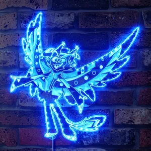 Hazbin Hotel Husk RGB LED Sign